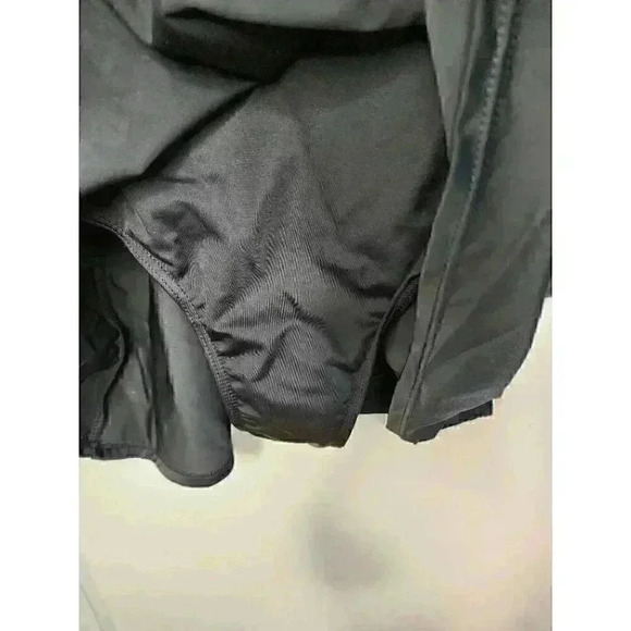 Size 22 NWT Swimsuits for All Floral Tropical Black Front Crossed Swim Dress - Picture 6 of 7